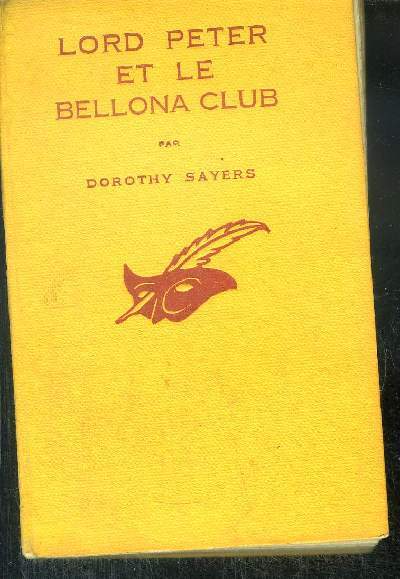 LORD PETER ET LE BELLONA CLUB