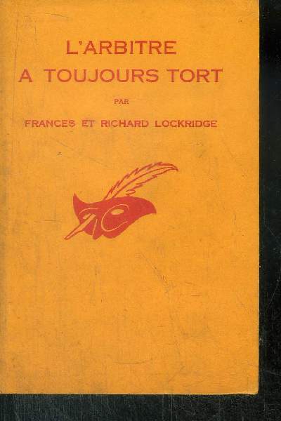 L' ARBITRE A TOUJOURS TORT
