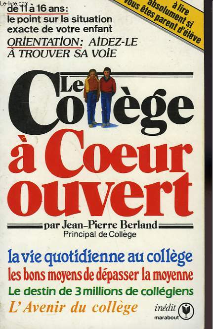 LE COLLEGE A COEUR OUVERT