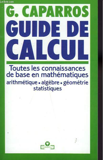 GUIDE DE CALCUL