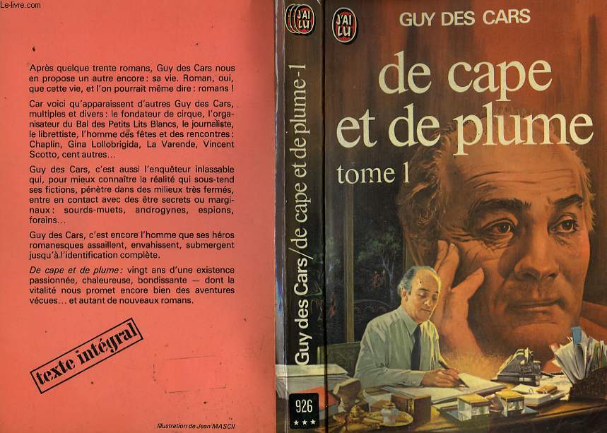 DE CAPE ET DE PLUME - TOME 1