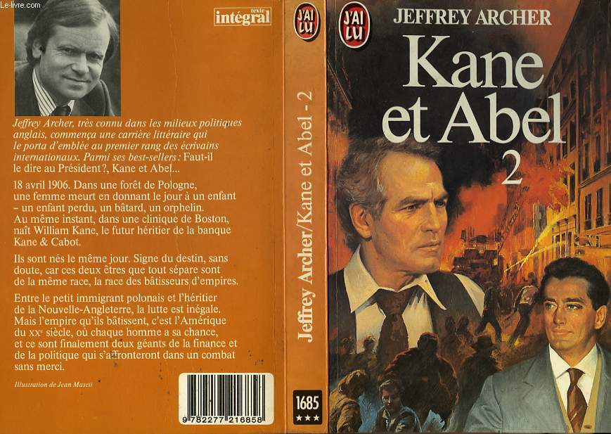 KANE ET ABEL - TOME 2 - KANE AND ABEL