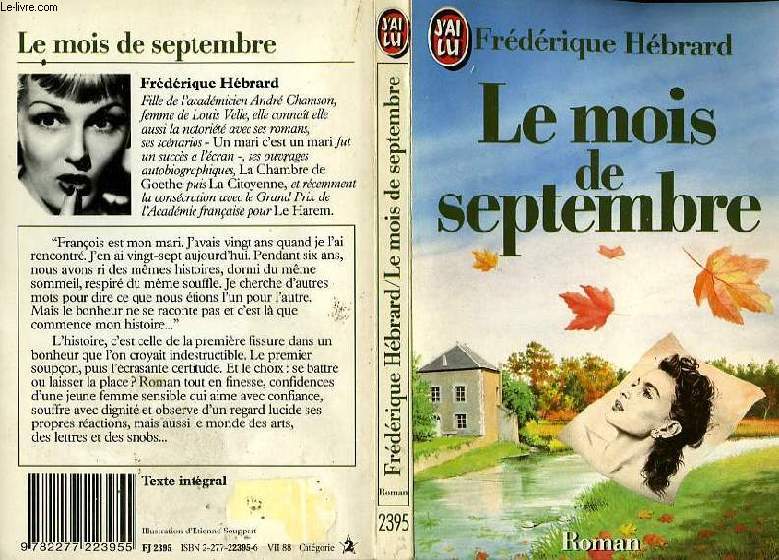 LE MOIS DE SEPTEMBRE