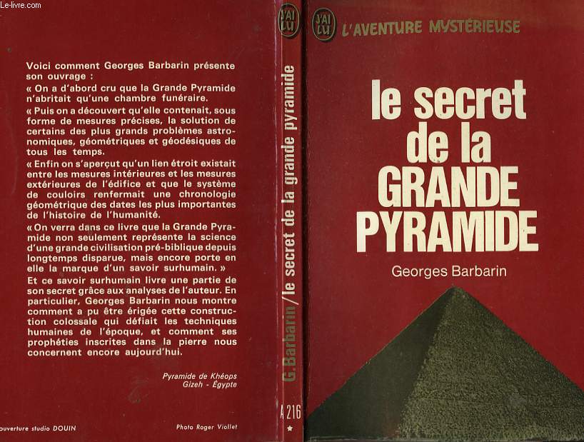 LE SECRET DE LA GRANDE PYRAMIDE ou la fin du monde adamique