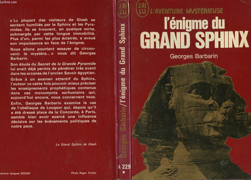 L'ENIGME DU GRAND SPHINX