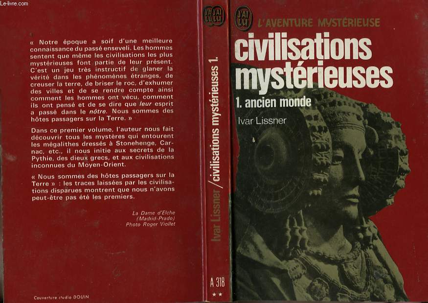 CIVILISATIONS MYSTERIEUSES - TOME 1 - 