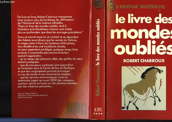 LE LIVRES DES MONDES OUBLIES.