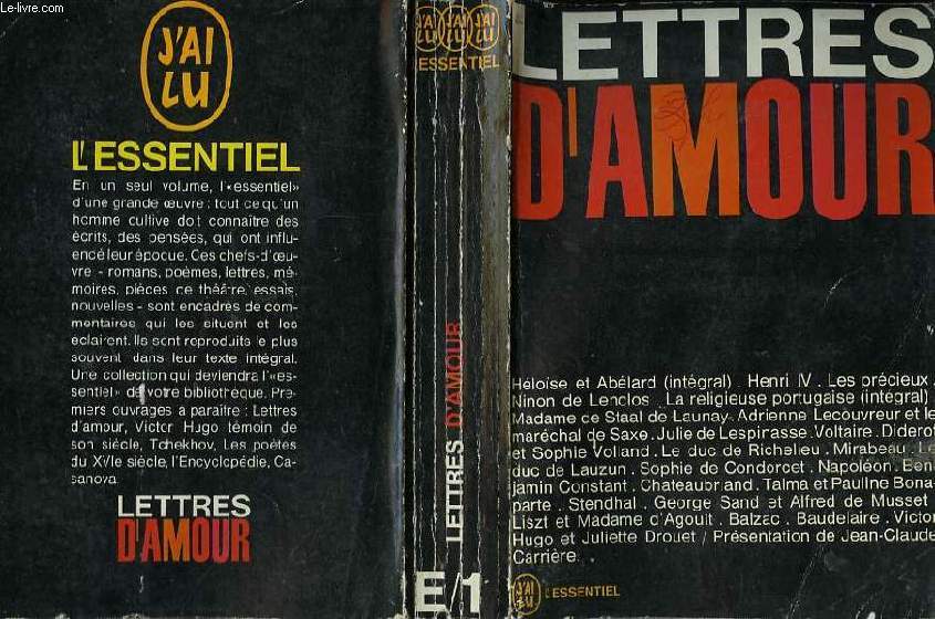 LETTRES D'AMOUR