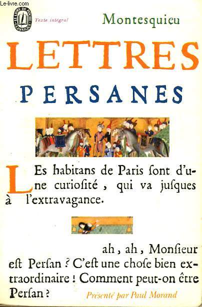 LETTRES PERSANES