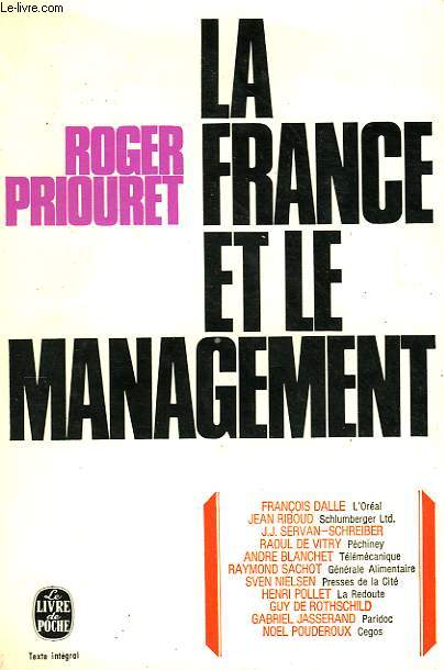 LA FRANCE ET LE MANAGEMENT