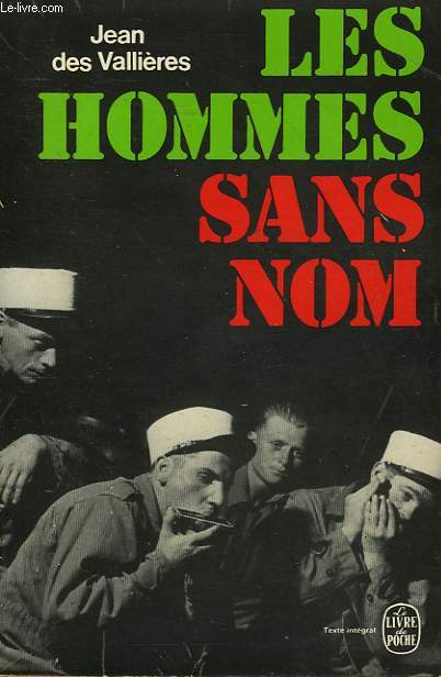 LES HOMMES SANS NOM - VALLIERES JEAN DES - 1975 - 第 1/1 張圖片