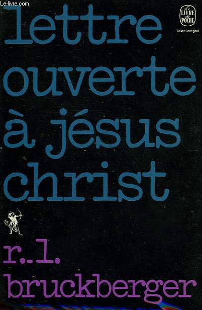 LETTRE OUVERTE A JESUS CHRIST