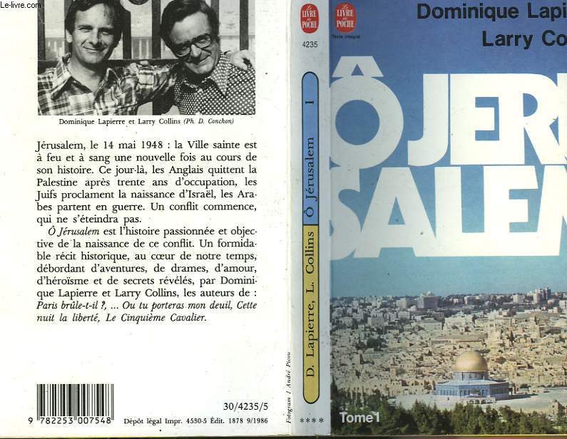 O JERUSALEM TOME 1