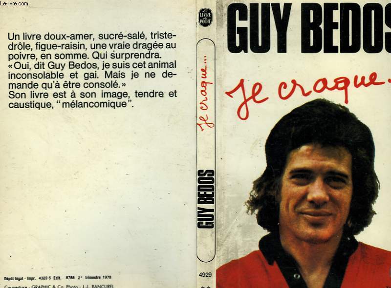 JE CRAQUE... - BEDOS GUY - 1977 - Afbeelding 1 van 1