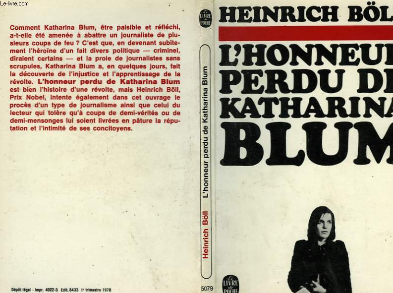 L'HONNEUR PERDU DE KATHARINA BLUM