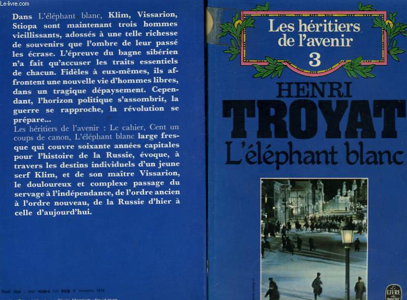 LES HERITIERS DE L'AVENIR TOME 3 - L'ELEPHANT BLANC