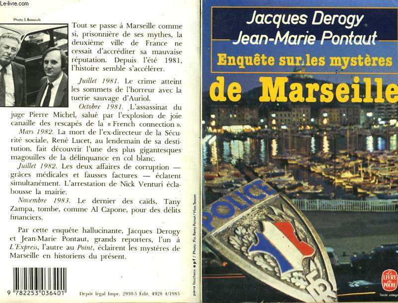 ENQUETE SUR LES MYSTERES DE MARSEILLE