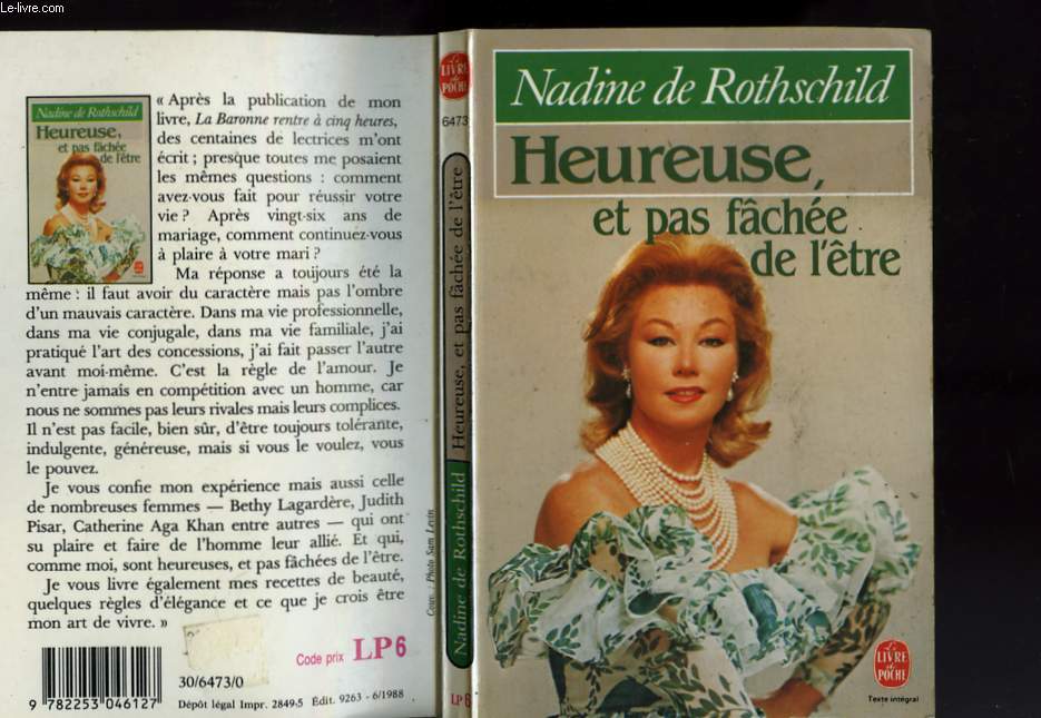 HEUREUSE ET PAS FACHEE DE L'ETRE