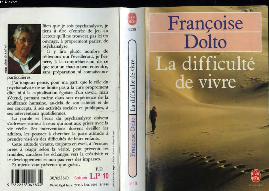 LA DIFFICULTE DE VIVRE