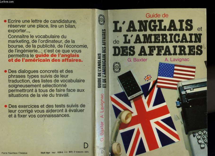 GUIDE DE L'ANGLAIS ET DE L'AMERICAIN DES AFFAIRES