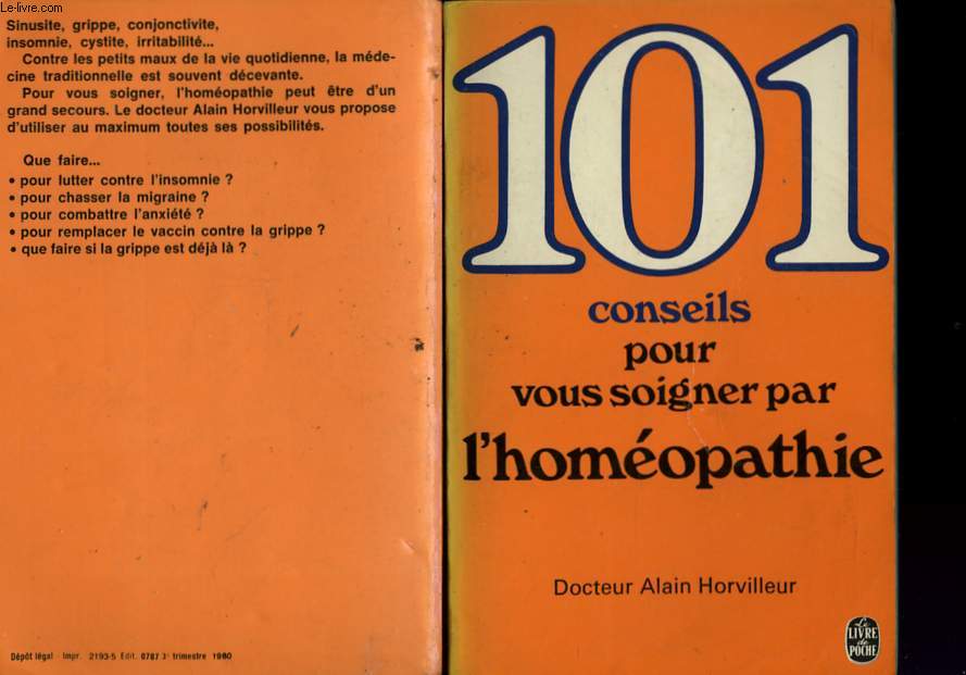 101 CONSEILS POUR VOUS SOIGNER PAR L'HOMEOPATHIE