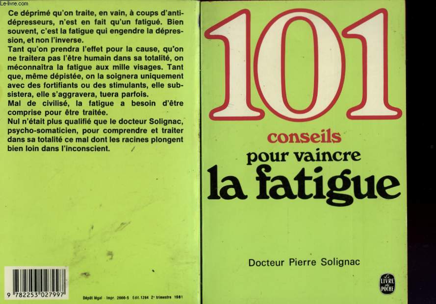 101 CONSEILS POUR VAINCRE LA FATIGUE