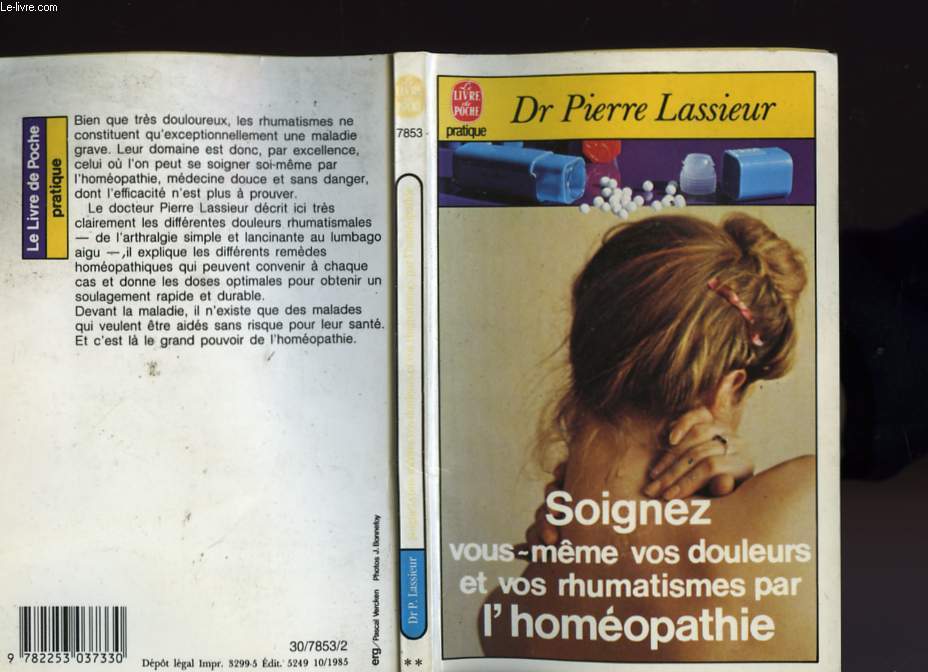 SOIGNEZ VOUS MEME VOS DOULEUR ET VOS RHUMATISMES PAR L'HOMEOPATHIE