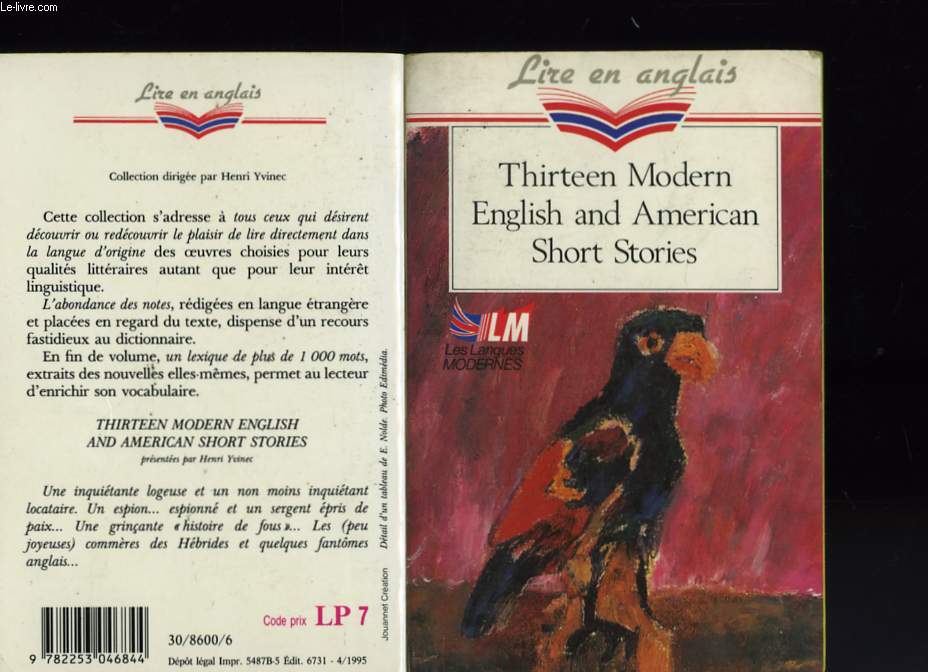 LIRE EN ANGLAIS - THIRTEEN MODERN ENGLISH AND AMERICAN SHORT STORIES