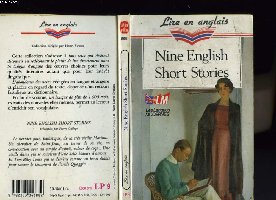 LIRE EN ANGLAIS - NINE ENGLISH SHORT STORIES