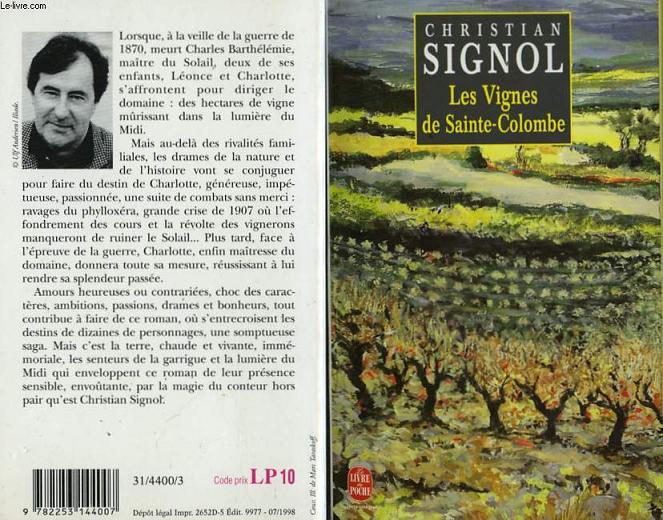 LES VIGNES DE SAINTE COLOMBE