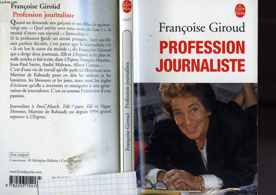 PROFESSION JOURNALISTE