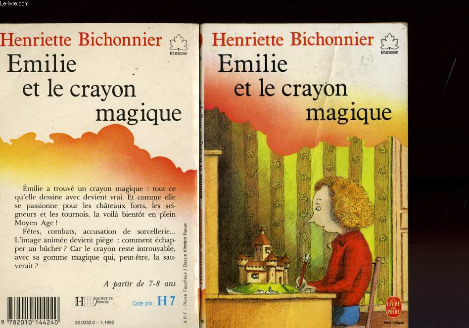 Emilie et le crayon magique - livre de poche jeunesse