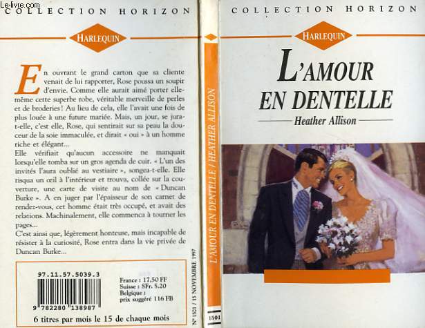 L'AMOUR EN DENTELLE - HIS CINDERELLA BRIDE