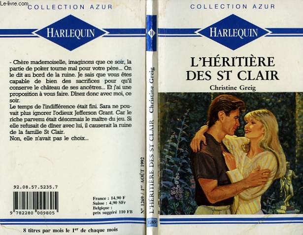 L'HERITIERE DES SAINT CLAIR - A NIGHT TIME AFFAIRE