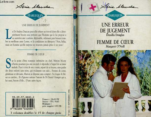 UNE ERREUR DE JUGEMENT SUIVI DE FEMME DE COEUR (DOCTORS IN DOUBT - THE GENEROUS HEART)