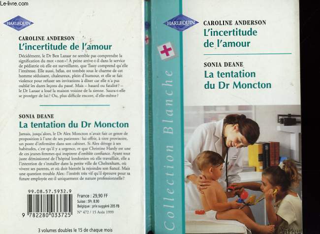 L'INCERTITUDE DE L'AMOUR SUIVI DE LA TENTATION DU DR MONCTON (DEFINITELY MAYBE - DOCTOR'S TEMPTATION)