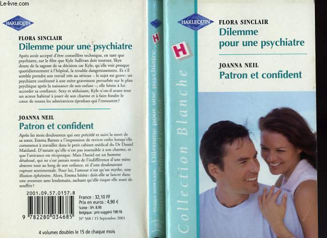 DILEMME POUR UNE PSYCHIATRE SUIVI DE PATRON ET CONFIDENT (STARRING DOCTOR KENNEDY - TENDER LIAISON)