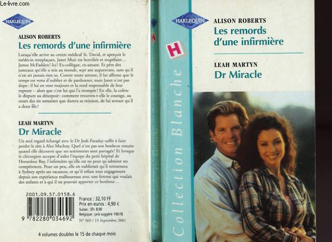 LES REMORDS D'UN INFIRMIERE SUIVI DE DR MIRACLE (TWICE AS GOOD - THE VISITING CONSULTANT)