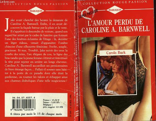 L'AMOUR PERDU DE CAROLINE A. BARNWELL - WHITE LACE PROMISES