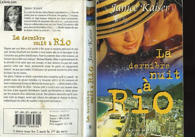 LA DERNIERE NUIT A RIO - LAST NIGHT IN RIO