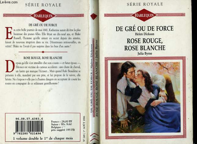 DE GRE OU DE FORCE SUIVI DE ROSE ROUGE ROSE BLANCHE (KATHERINE - MISTRESS OF HER FATE)