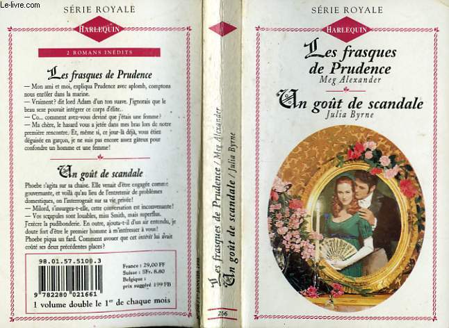 LES FRASQUES DE PRUDENCE SUIVI DE UN GOUT DE SCANDALE (THE LOVE CHILD - SCANDAL AND MISS SMITH)