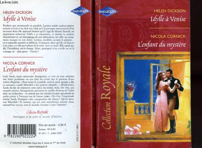 IDYLLE A VENISE SUIVI DE L'ENFANT DU MYSTERE (CARNIVAL OF LOVE - THE BLANCHLAND SECRET)