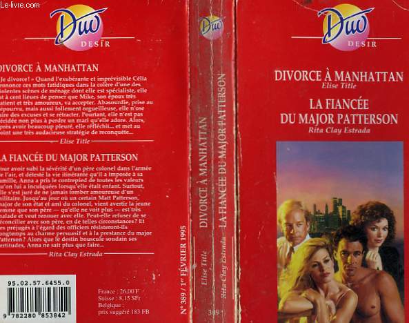 DIVORCE A MANHATTAN / LA FIANCEE DU MAJOR PATTERSON