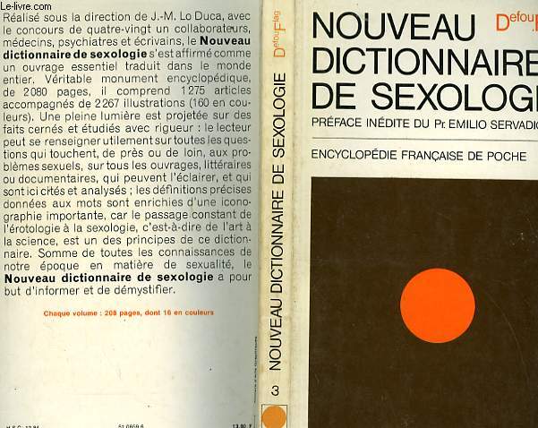 NOUVEAU DICTIONNAIRE DE SEXOLOGIE - N3 - DEFOULER - FLAGELLATION