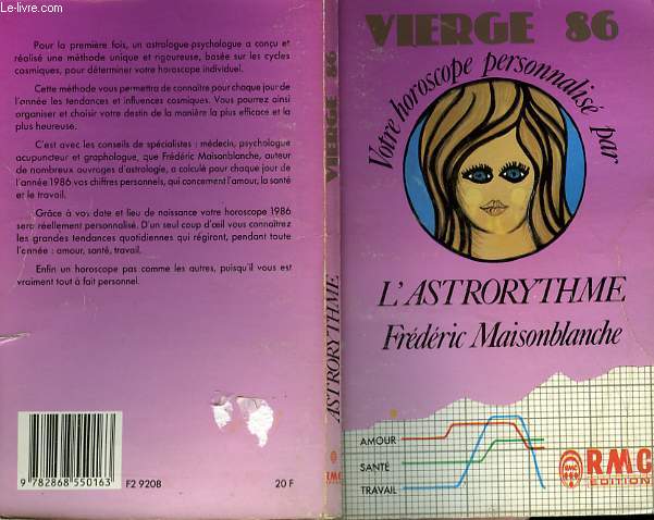 VIERGE 86 - VOTRE HOROSCOPE PERSONNALISE PAR L'ASTRORYTHME