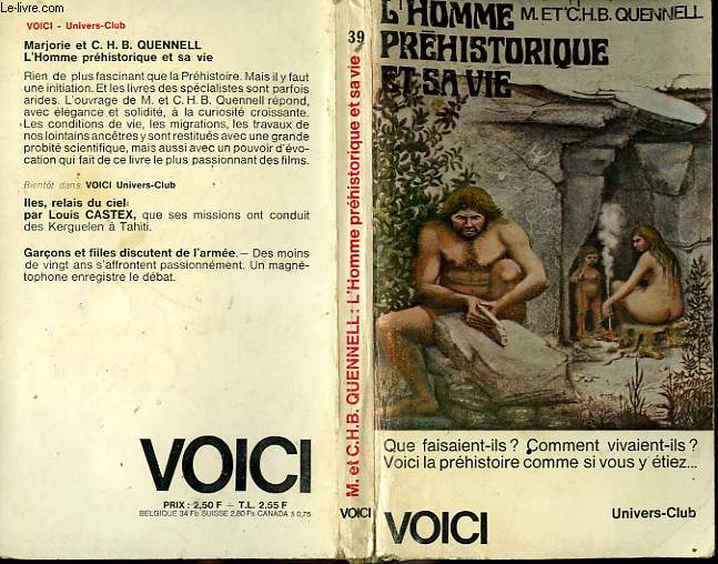 L'HOMME PREHISTORIQUE ET SA VIE