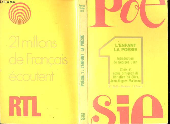 L'ENFANT LA POESIE - N28 - 29