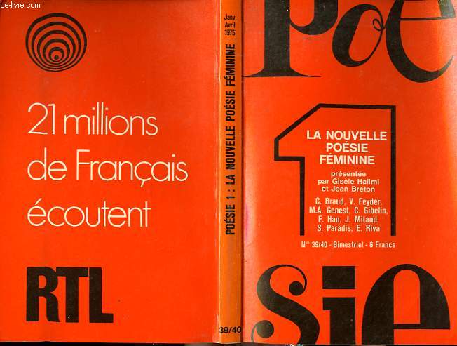 LA NOUVELLE POESIE FEMININE