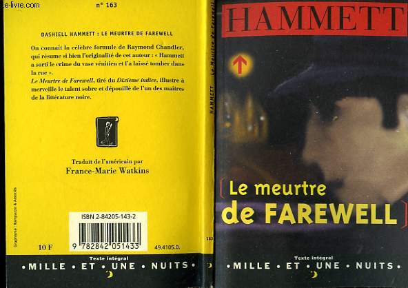 DASHIELL HAMMETT: LE MEUTRE DE FAREWELL